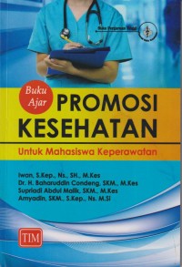 Image of Buku Ajar Promosi Kesehatan untuk mahasiswa keperawatan
